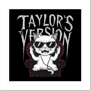 death metal taylors cat version Posters and Art